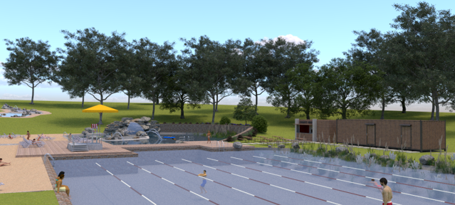 Plan für Naturfreibad in Linden ab Sommer 2025.