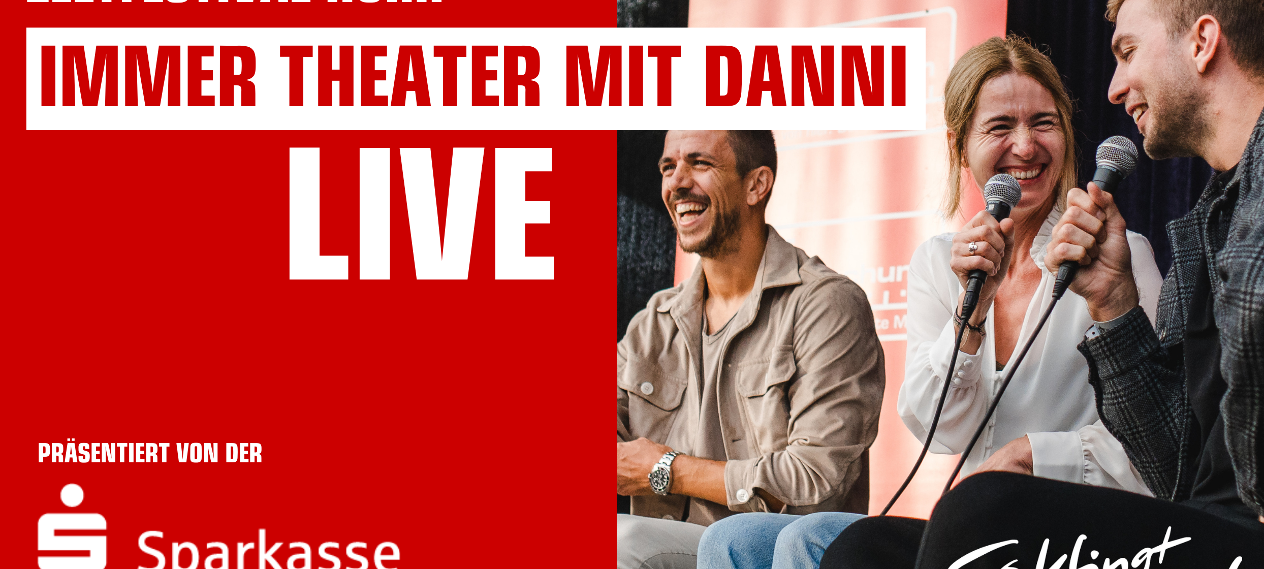 Immer Theater mit Danni live: Der Radio-Bochum-Podcast beim Zeltfestival Ruhr