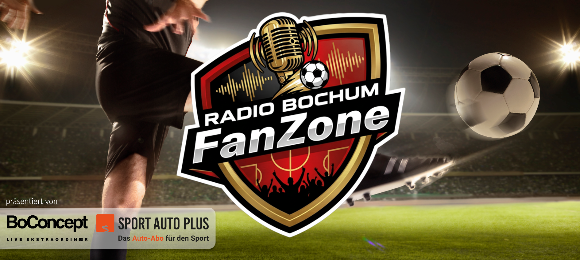 Radio Bochum FanZone Logo 2026 mit Sponsoren