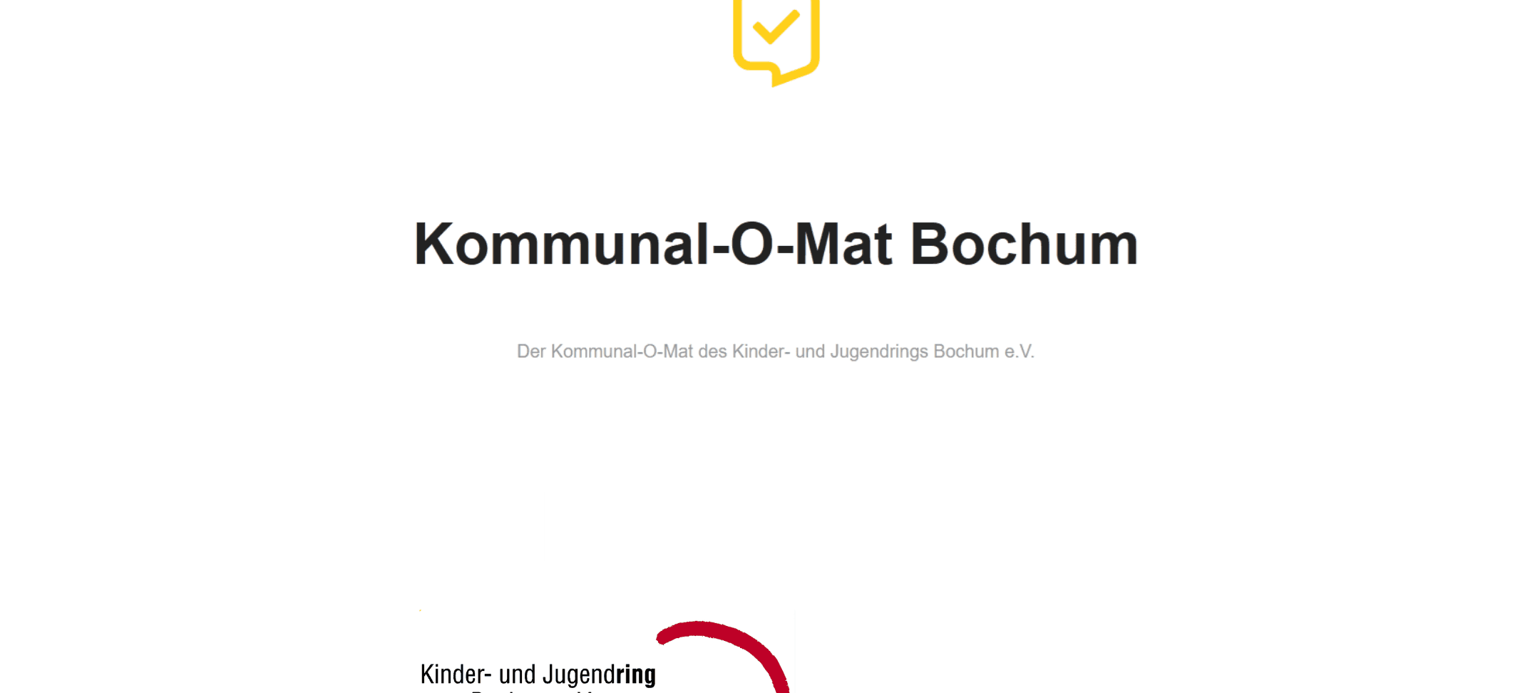 Kommunal-O-Mat für Bochum