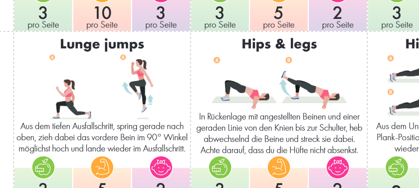 Fitness-Memory für Zuhause
